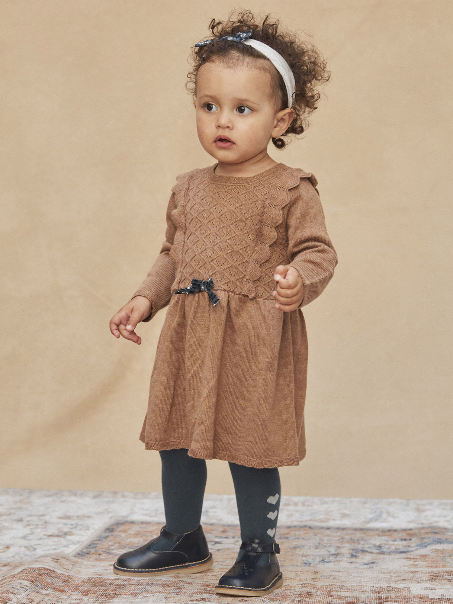 Robe marron fille store