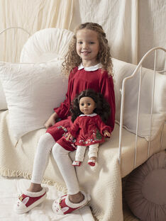 Tenue poupée Mila thème Pyjama de Noël SMAFA0018 / 21J7GF57HPO099