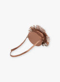 Sac bandoulière cannelle forme tête de lion  GLABAETTE / 23H4PFI1BES809