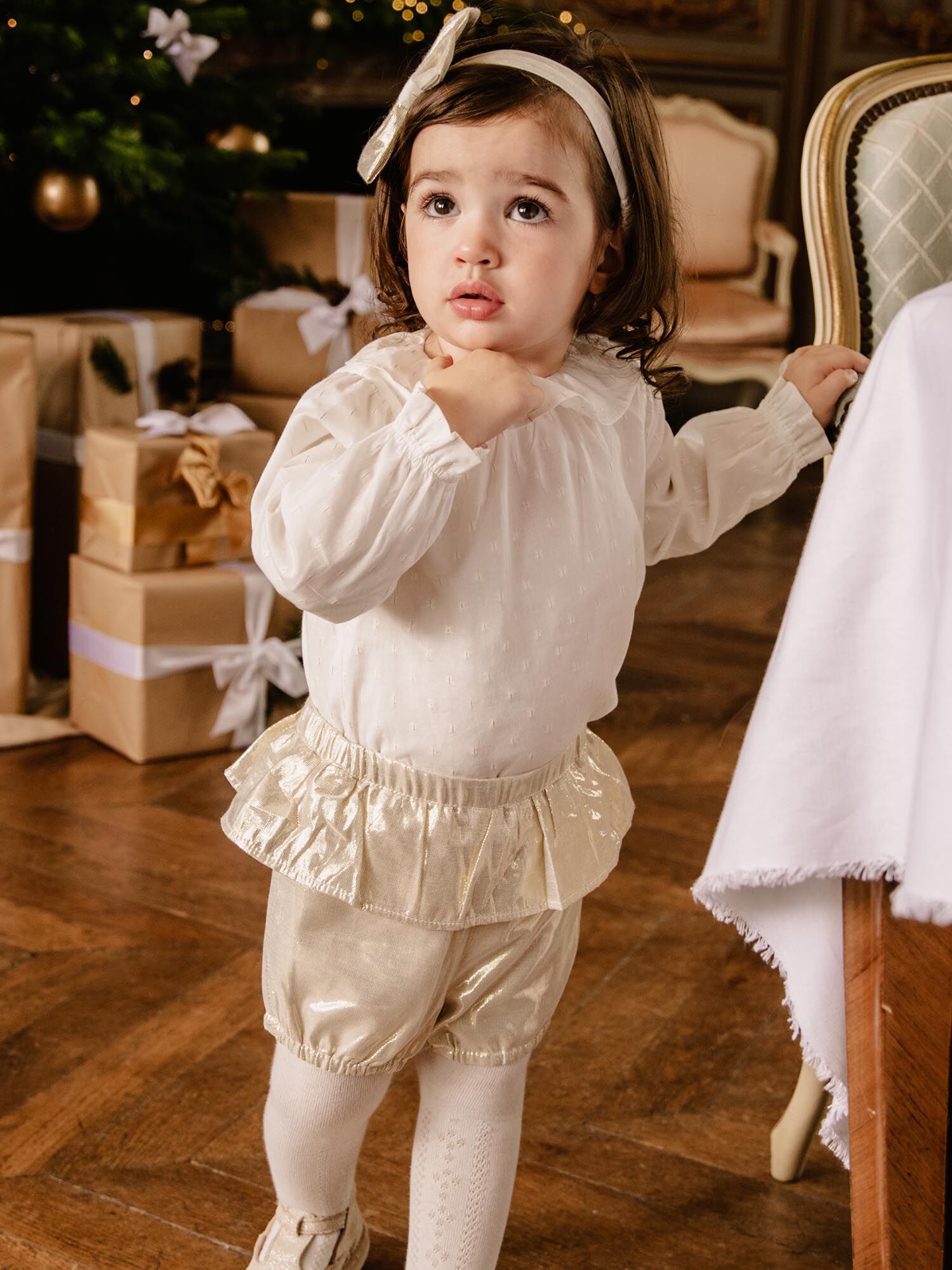 Ensemble sergent top major fille