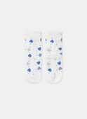 Chaussettes blanche avec cœur Bébé Fille NAJOANE / 25H4BFQ1SOQ009