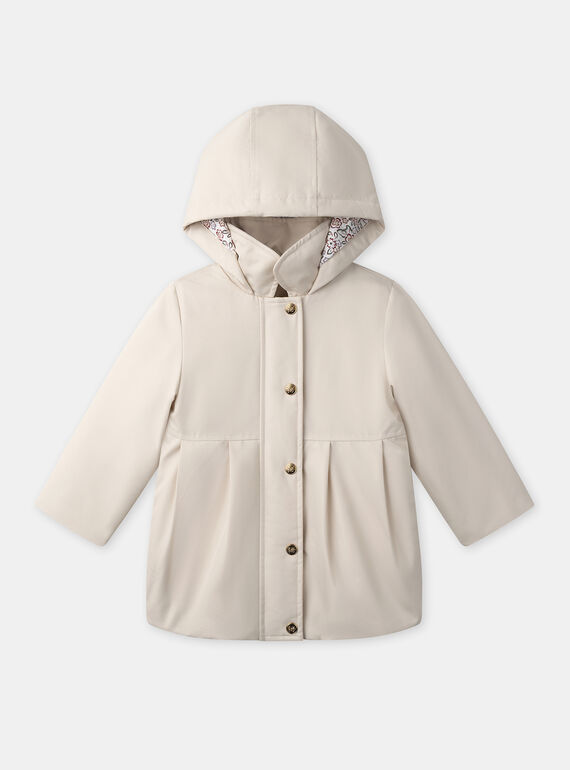 Imperméable 2 en 1 beige Fille  NINOLETTE / 25H2PFE2IMP801