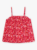 Débardeur fuchsia à imprimé fleuri enfant fille CAUDEBETTE 1 / 22E2PFT3DEB304