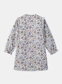 Robe fleurie en velours LAROZETTE / 24H2PFS1ROBA002