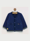 Gilet bleu marine RAEUGENE / 19E1BGC2GIL713