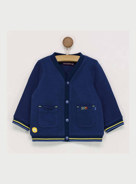 Gilet bleu marine RAEUGENE / 19E1BGC2GIL713