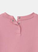 Sweat rose à volants MLASWETTE / 25E2PFK1SWED301