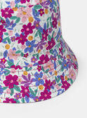 Bob réversible imprimé fleuri ou rose fuschia uni Fille NABOBETTE / 25H4PFJ2CHA002