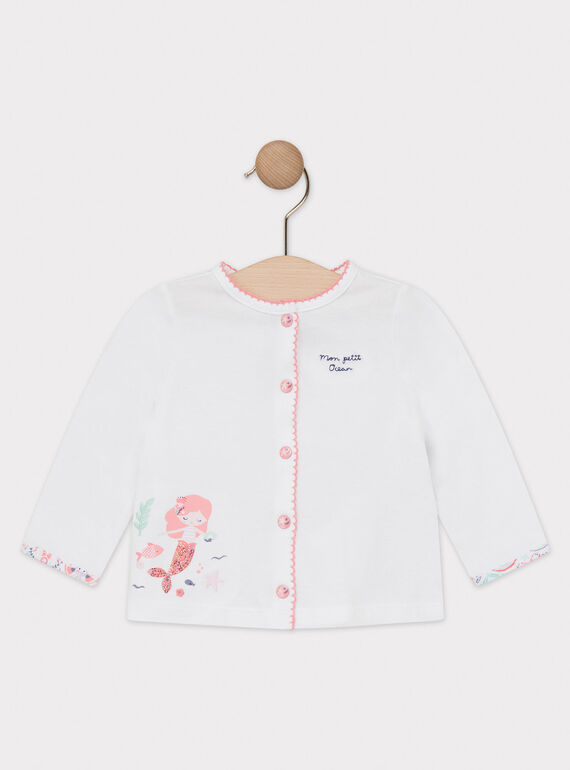 Tee Shirt Manches Longues Ecru TAFIFI / 20E1BFD1TML001