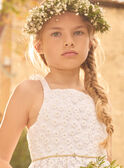 Robe tulle à fleurs brodées MRELEFETTE / 25E2PFL3ROB001