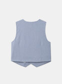 Gilet de costume bleu MREGILAGE / 25E3PGL2GSM213