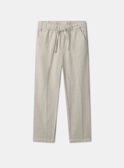 Pantalon de costume beige MREXAGE / 25E3PGL1PANA016