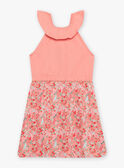 Chemise de nuit pêche imprimé fleuri fantaisie enfant fille CHOUJIETTE / 22E5PF51CHN413