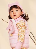 Bonnet rose en tricot avec oreilles 3D FIMADDY / 23E4BF52BON030