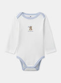 Lot de 3 bodies à rayures, imprimé ou uni Bébé Garçon NEJESSE / 25H5BGC2BDLA002