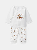 Pyjama deux pièces en tubique NOLVEN / 25H0NM11ENS001