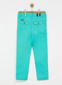 Pantalon turquoise NYFANOLAGE / 18E3PG11PAN630