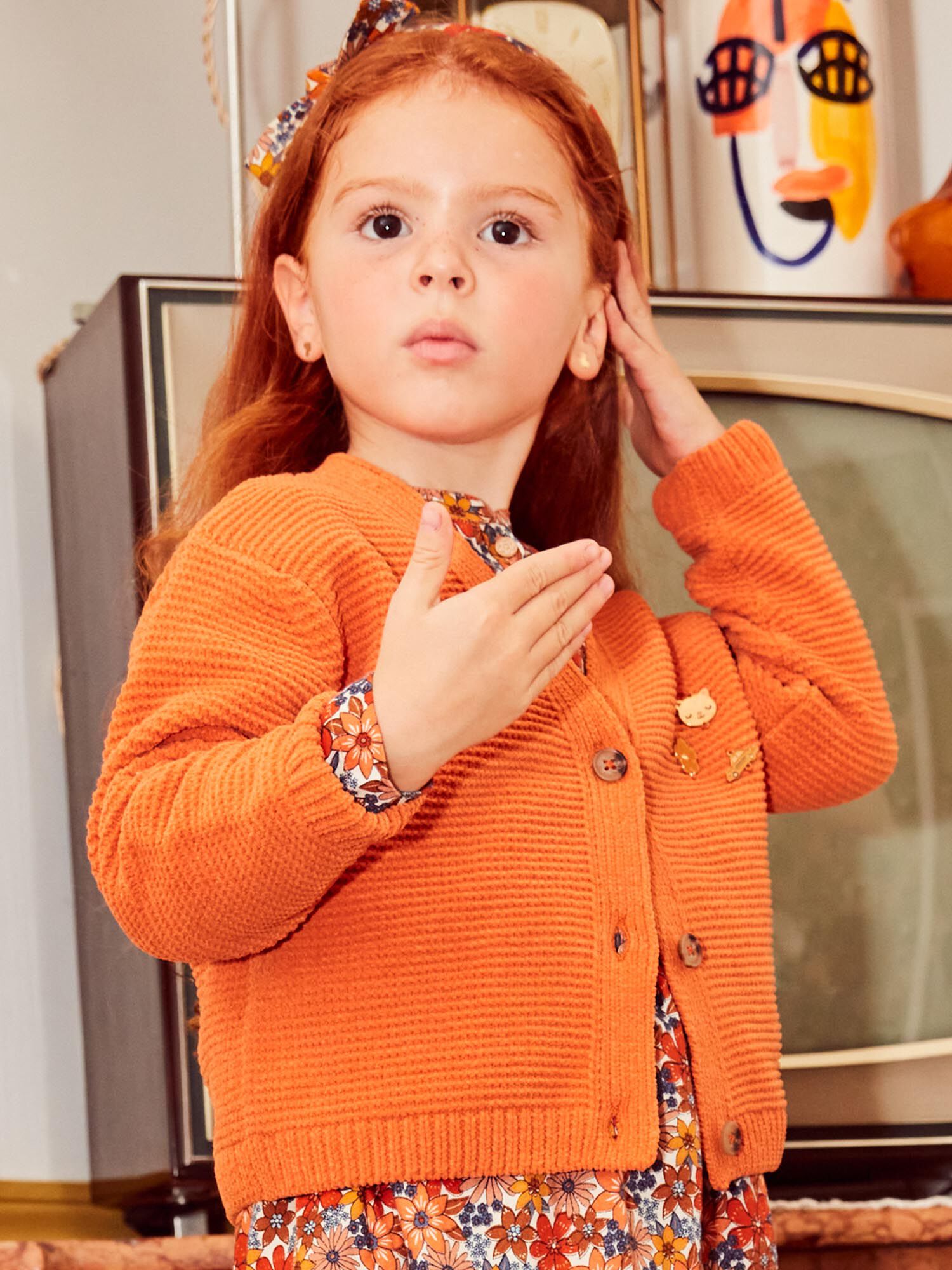 Gilet shop maille chenille