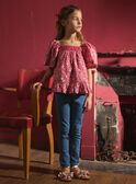 Blouse à smock fleurie manches ballons MODOLETTE / 25E2PFJ1CHEF506