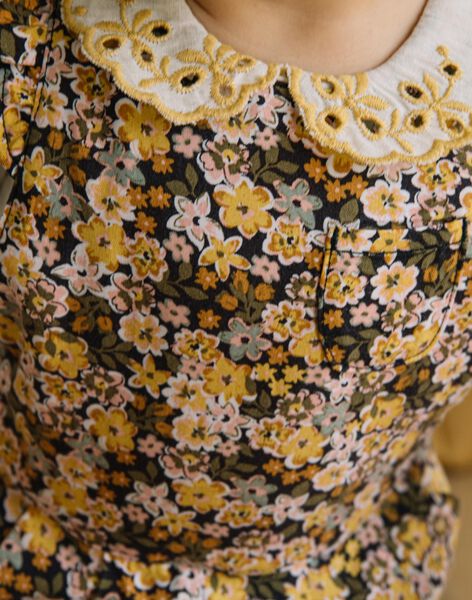Salopette en twill à imprimé fleuri DACLARISSE / 22H1BFD1SALC214