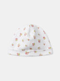 Ensemble de naissance en maille ajourée haut + pantalon + bonnet MORANE / 25E0NF15ENS000