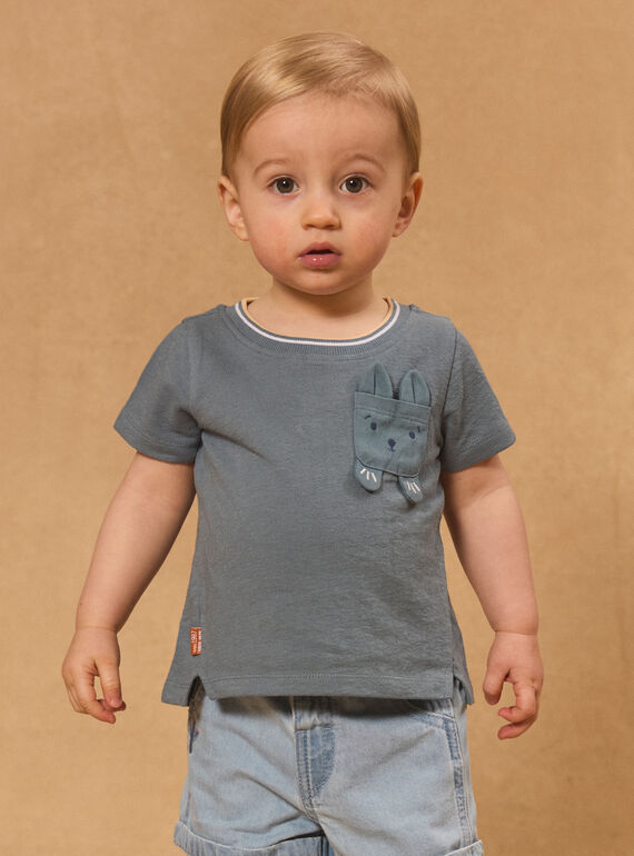 Tshirt à manches courtes animal MARIN / 25E1BGP1TEE205