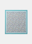 Foulard carré imprimé fleuri  MLEFOLETTE / 25E4PFO1ECH001