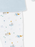 Ensemble veste croisée en velours et pantalon en tubique bébé garçon ZOEL / 21E0NGG1ENS020