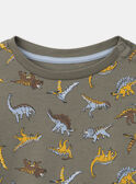 Pyjama Dino en jersey MUIDINAGE / 25E5PGE1PYJ626