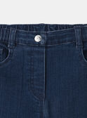 Jean bleu foncé Fille NUREGLETTE / 25H2PFQ1JEAP269