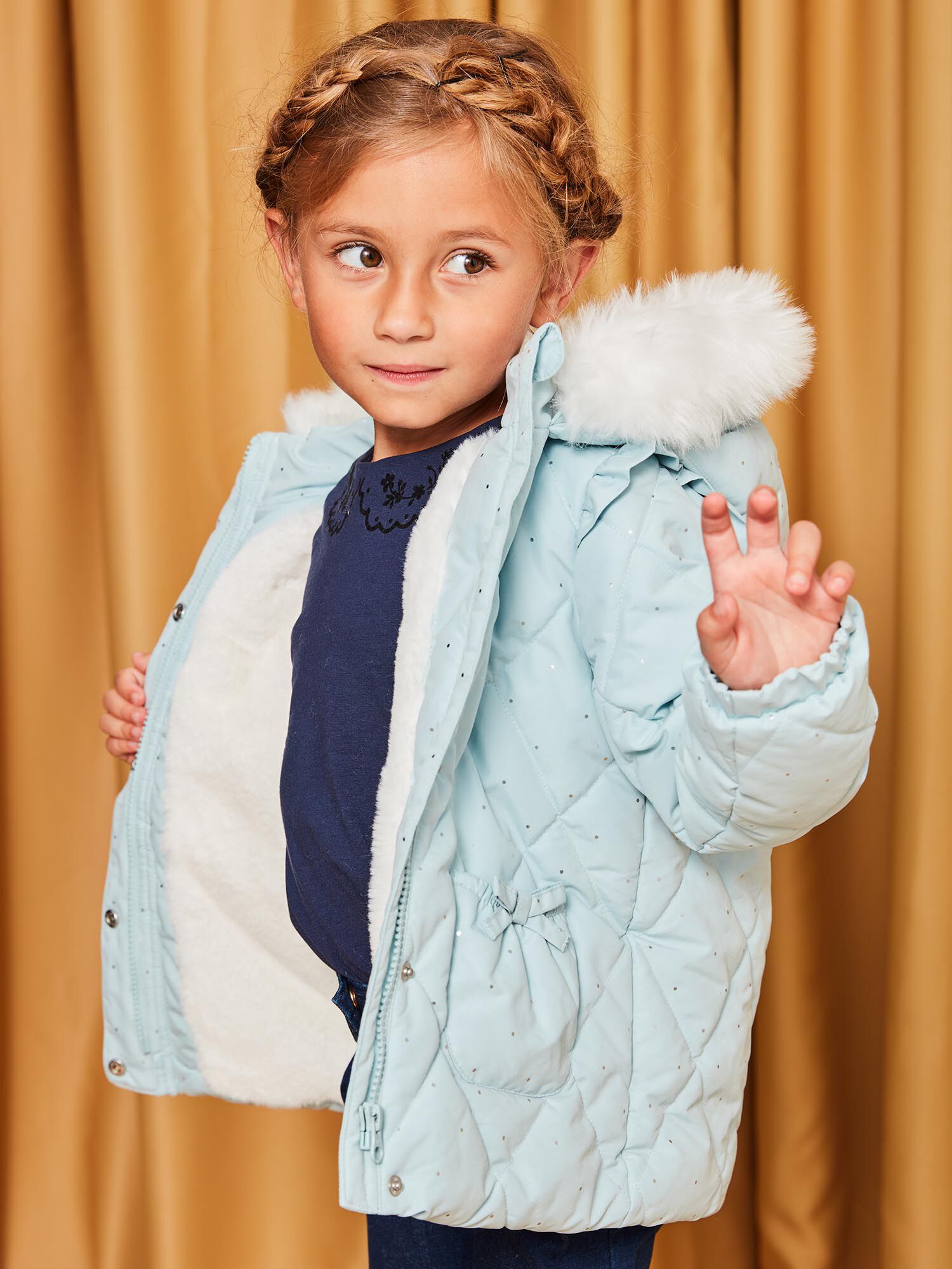Manteau capuche on sale fille