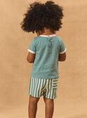 Ensemble tshirt et short rayé MIZACK / 25E1BGS1ENS202