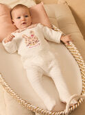 Grenouillère en tubique lapin MEALMA / 25E5BFF5GRE001