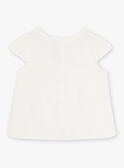 Blouse écrue bébé fille CAURALIE / 22E1BFP1TMC001