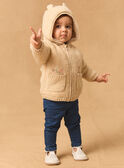 Veste à capuche en tricot  fourré MIMATHILDE / 25E1BF31VESA011