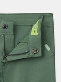 Short vert sapin Garçon NACHINAGE / 25H3PGJ1BERG625