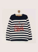 Pull bleu RIAGE / 19E3PGE1PULC214