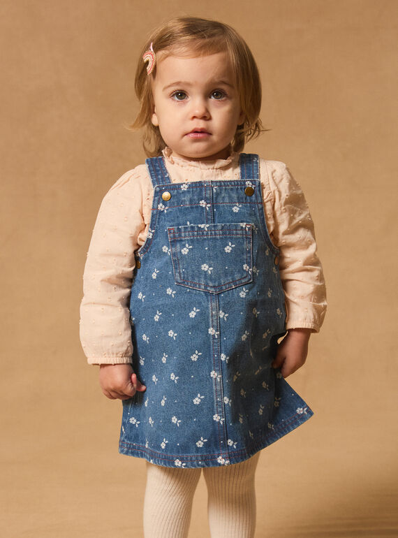 Chasuble en denim floral MABERTILLE / 25E1BF71CHSK005