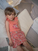 Chemise de nuit pêche imprimé fleuri fantaisie enfant fille CHOUJIETTE / 22E5PF51CHN413