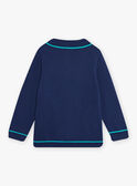 Pull bleu motif requin enfant garçon COMIDAGE / 22E3PGN1PULC231