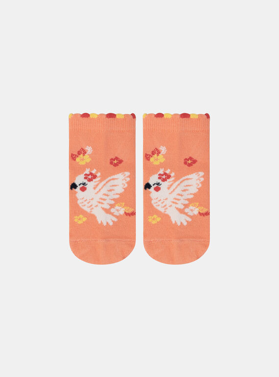 Chaussettes Basses Orange KLOSOZETTE / 24E4PFS1SOBE405