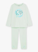 Ensemble pyjama pistache à motif sirène KUIZETTE 2 / 24E5PF72PYT610