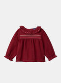 Blouse avec smocks LAPRIA / 24H1BFR1CHEF506
