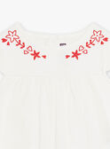 Blouse écrue bébé fille CAURALIE / 22E1BFP1TMC001