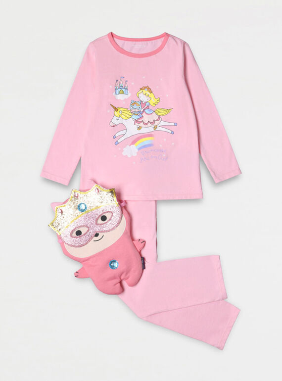 Pyjama rose + range pyjama + masque NEDDIETTE 1 / 18E5PFE1PYTD310
