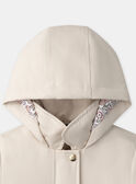 Imperméable 2 en 1 beige Fille  NINOLETTE / 25H2PFE2IMP801