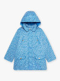 Imperméable 2-en-1 bleu enfant fille CLAFLETTE / 22E2PFG1IMP208