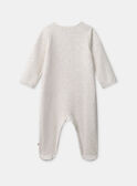 Dors-bien en velours beige chiné NORDIN / 25H0NM11GREA011