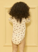 Body côtelé imprimé fleuri LAPHILIPA / 24H1BFR2BOD001