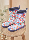 Bottes de pluie imprimé fleuri KUABOETTE / 24N10PF11D0C070